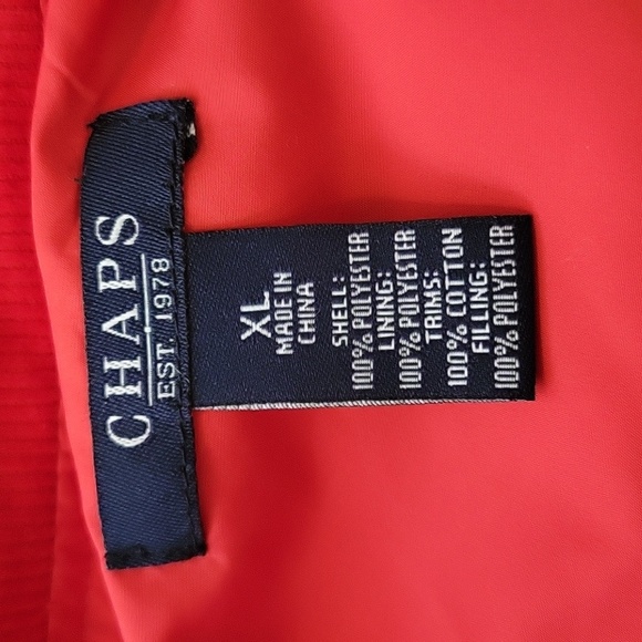 Ladies Chaps Puffer Vest Size XL - Picture 5 of 6